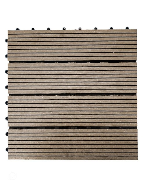 Piso deck Deco Pvc con 9 piezas
