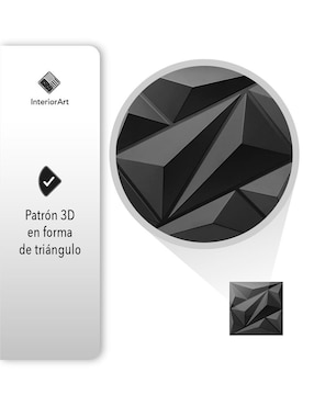 Panel decorativo lavable Interiorart de triangular