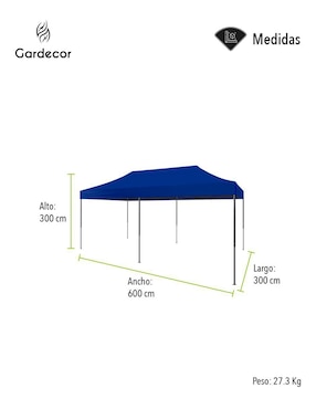 Toldo Plegable Gardecor Jardín