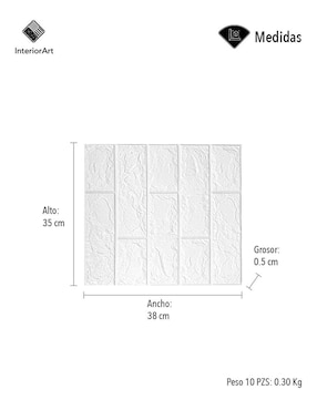 Panel decorativo Interiorart de rectangular