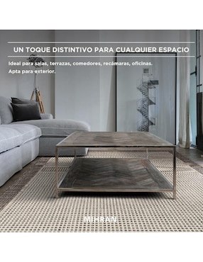 Alfombra para áreas múltiples Mihran de rasurado