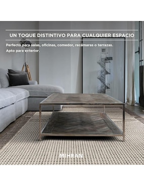 Alfombra para áreas múltiples Mihran de rasurado