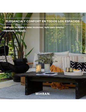 Alfombra para áreas múltiples Mihran de rasurado