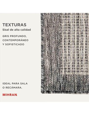 Alfombra para áreas múltiples Mihran de rasurado