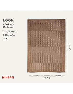 Alfombra para áreas múltiples Mihran de rasurado