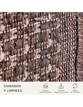 Alfombra para áreas múltiples Mihran de rasurado