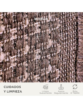 Alfombra para áreas múltiples Mihran de rasurado