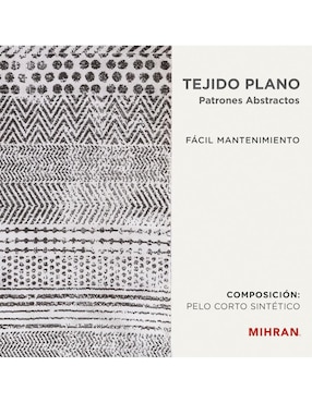 Alfombra para áreas múltiples Mihran de pelo corto