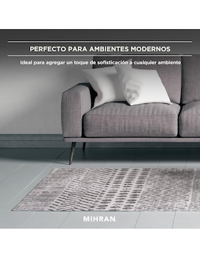 Alfombra para áreas múltiples Mihran de pelo corto
