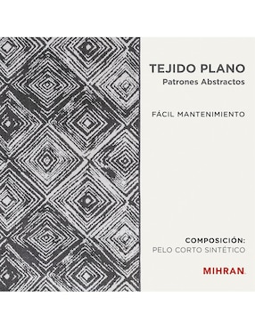 Alfombra para áreas múltiples Mihran de rasurado