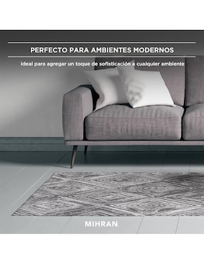 Alfombra para áreas múltiples Mihran de rasurado