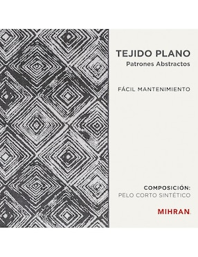 Alfombra para áreas múltiples Mihran de rasurado