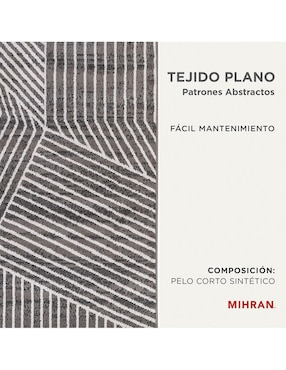 Alfombra para áreas múltiples Mihran de rasurado