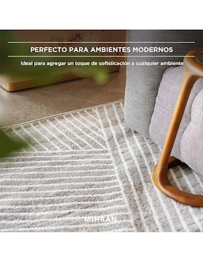 Alfombra para áreas múltiples Mihran de rasurado