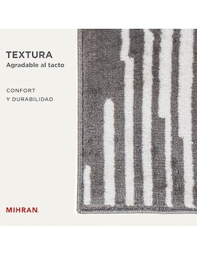 Alfombra para áreas múltiples Mihran de rasurado