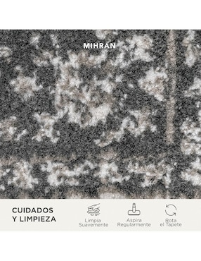 Alfombra para áreas múltiples Mihran de rasurado