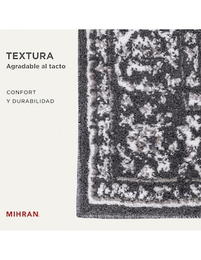 Alfombra para áreas múltiples Mihran de rasurado