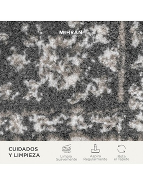 Alfombra para áreas múltiples Mihran de rasurado