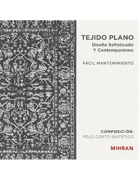 Alfombra para áreas múltiples Mihran de rasurado