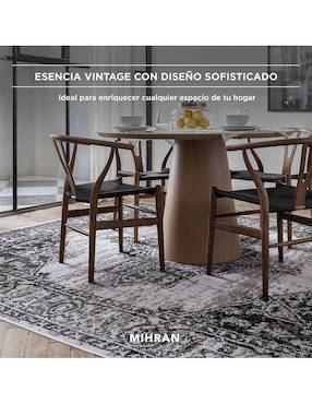 Alfombra para áreas múltiples Mihran de rasurado