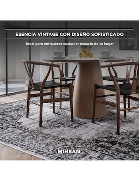 Alfombra para áreas múltiples Mihran de rasurado