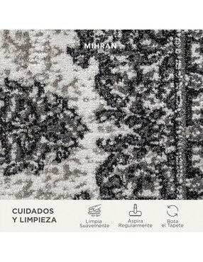 Alfombra para áreas múltiples Mihran de rasurado