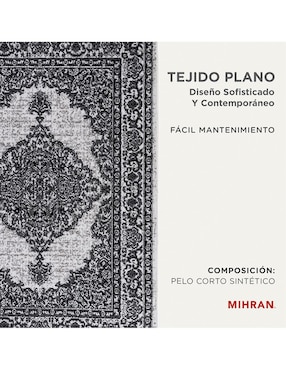 Alfombra para áreas múltiples Mihran de rasurado