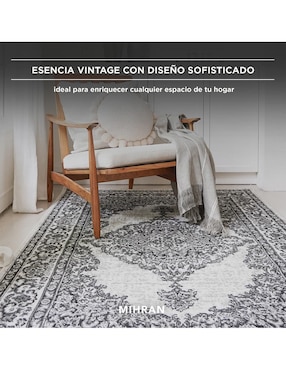 Alfombra para áreas múltiples Mihran de rasurado