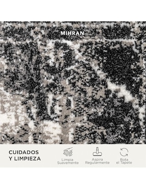 Alfombra para áreas múltiples Mihran de rasurado