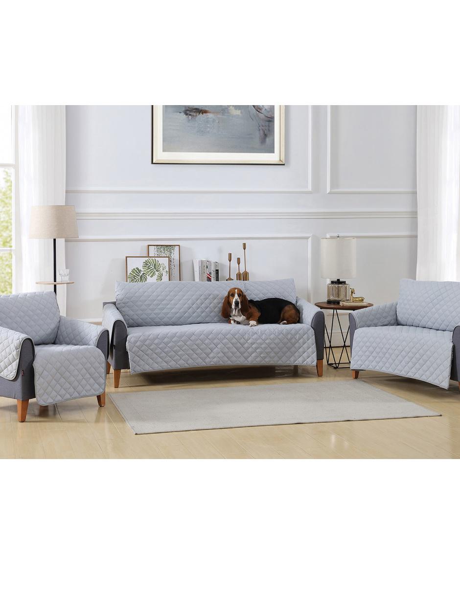 Funda para sofá 3 piezas Haus Elite gris