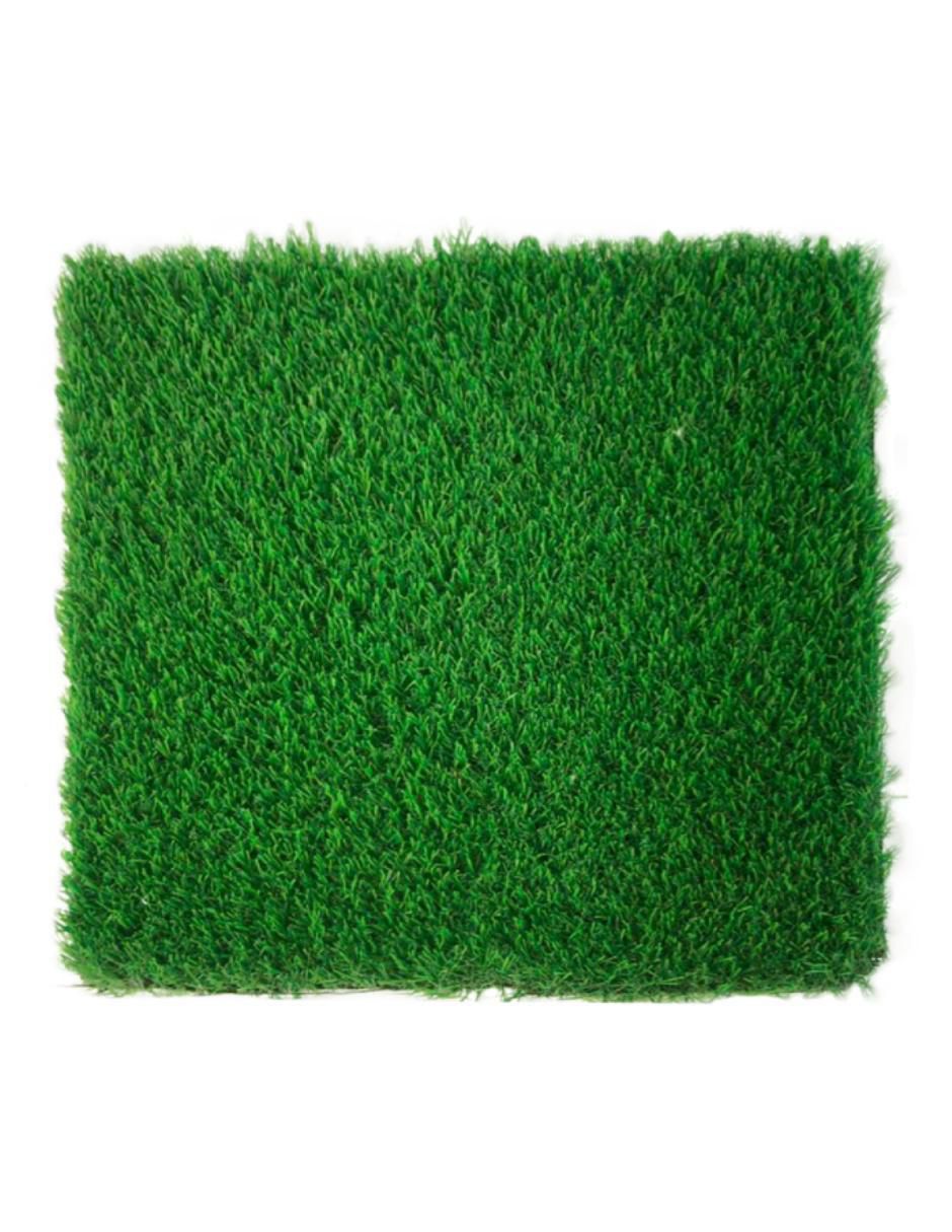 Pasto sintético de plástico