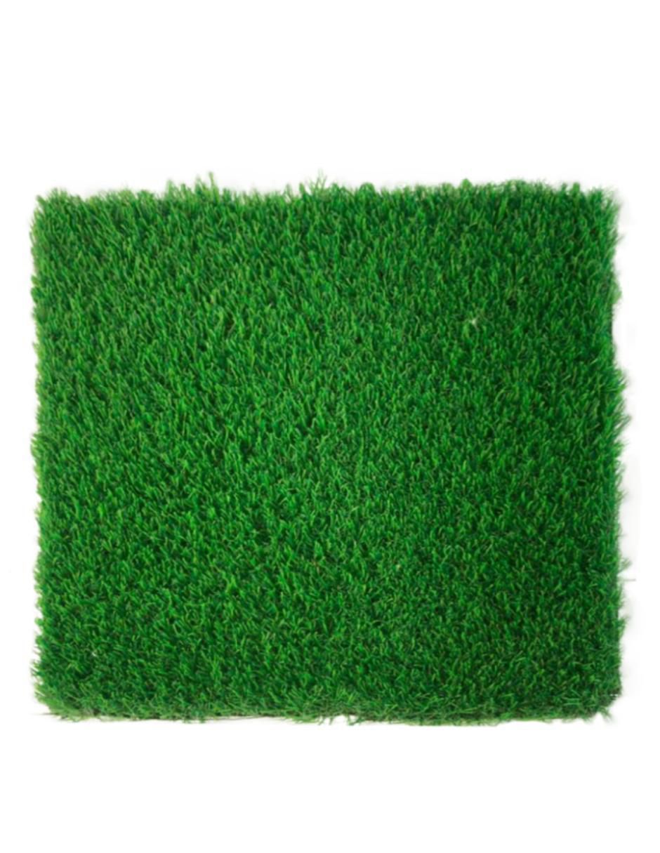 Pasto sintético de plástico