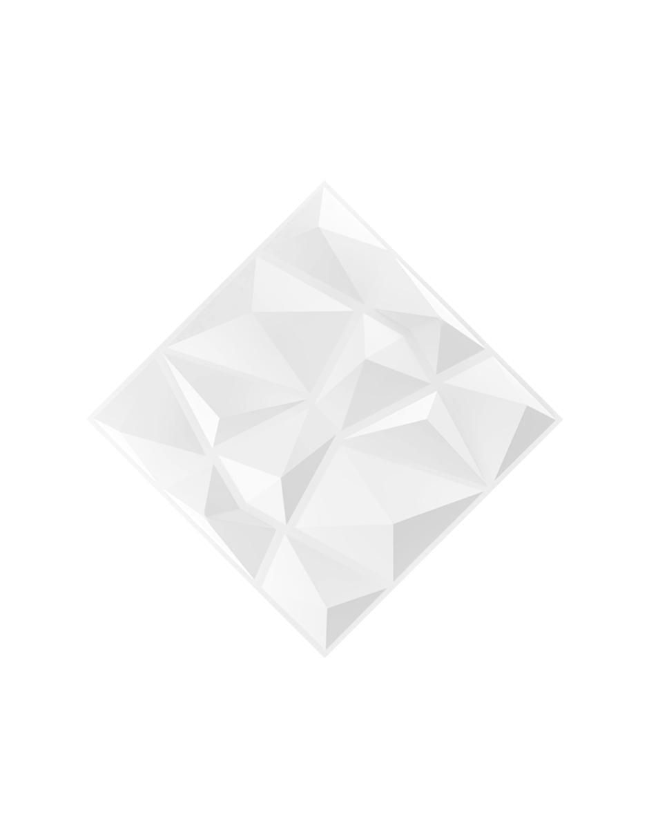 Panel decorativo lavable de diamante