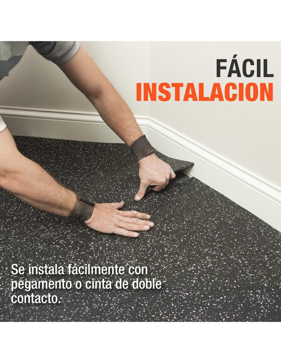 Piso de goma altera "con" 1 "piezas"